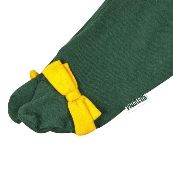 NFL Green Bay Packers Baby Girl Onesie Pants Hat Set 0-3 Months - Picture 8 of 10